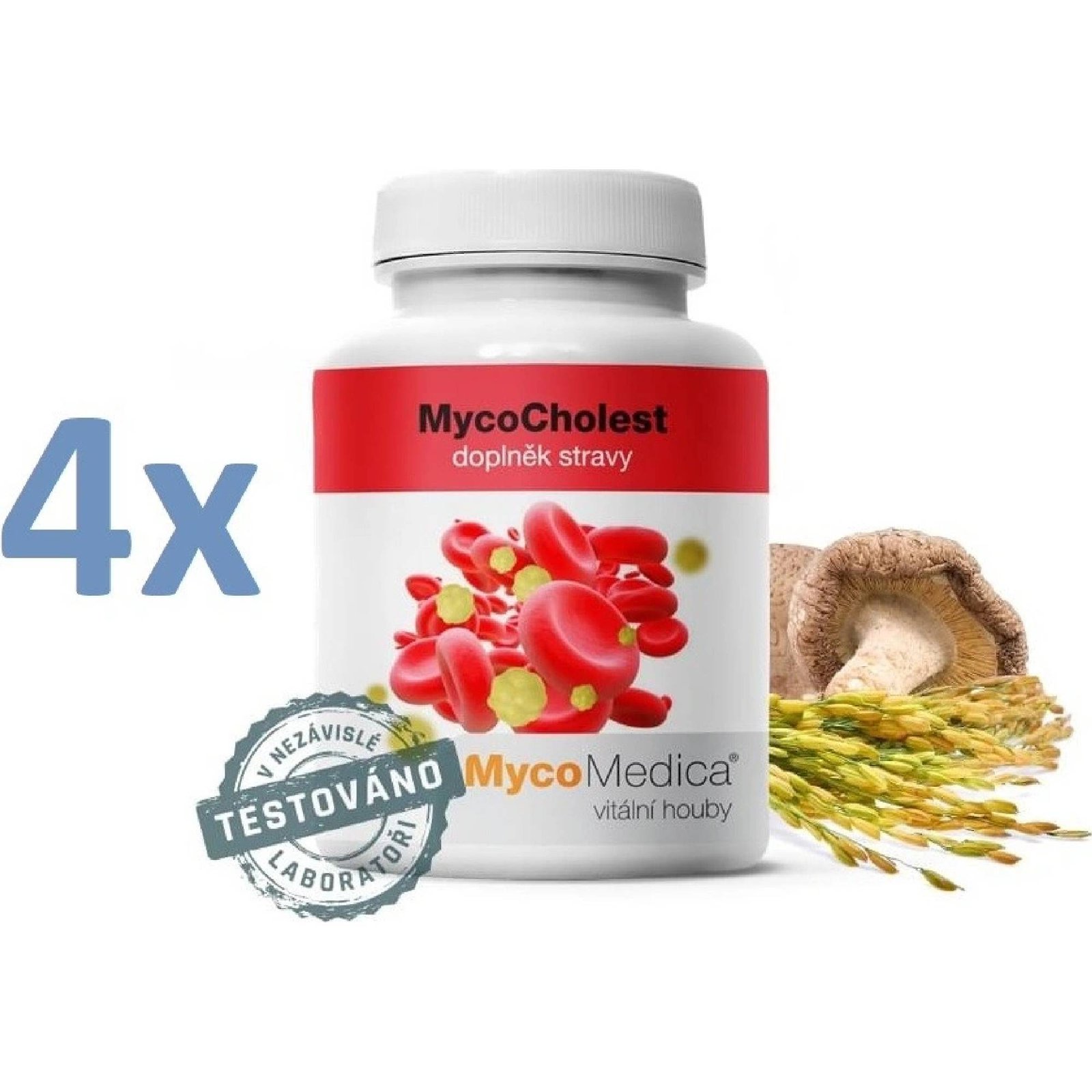 MycoMedica MycoCholest 4 x 120 kapslí